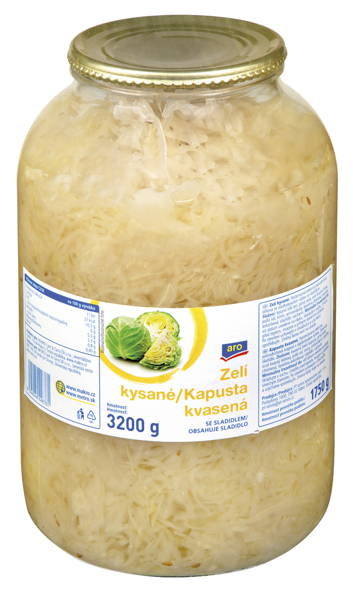 aro Zelí kysané 3200 g