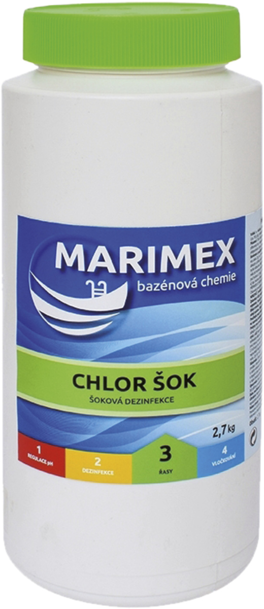 Desinfekce Marimex Chlor Šok 2,7 kg 1 ks