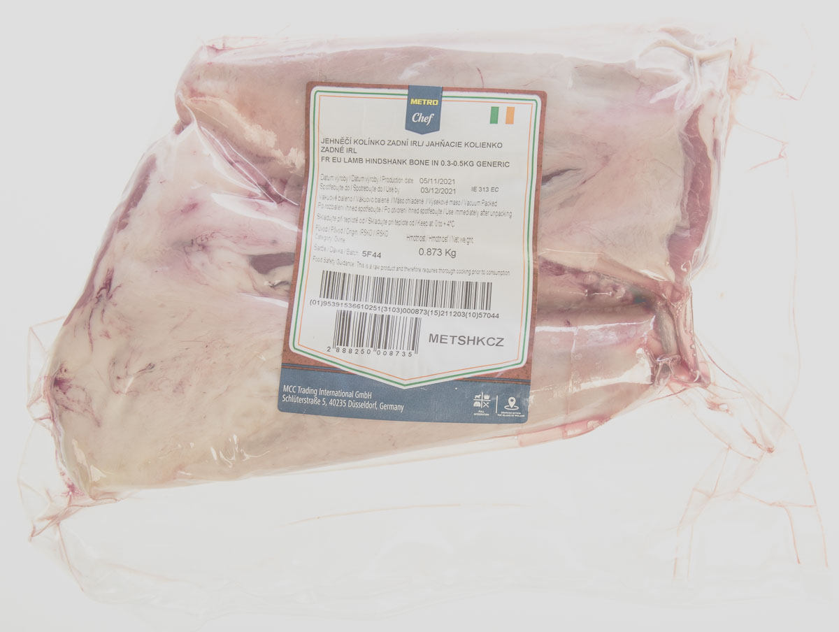 METRO Chef Jehněčí kolínko zadní IRL halal chlaz. váž. cca 800 g