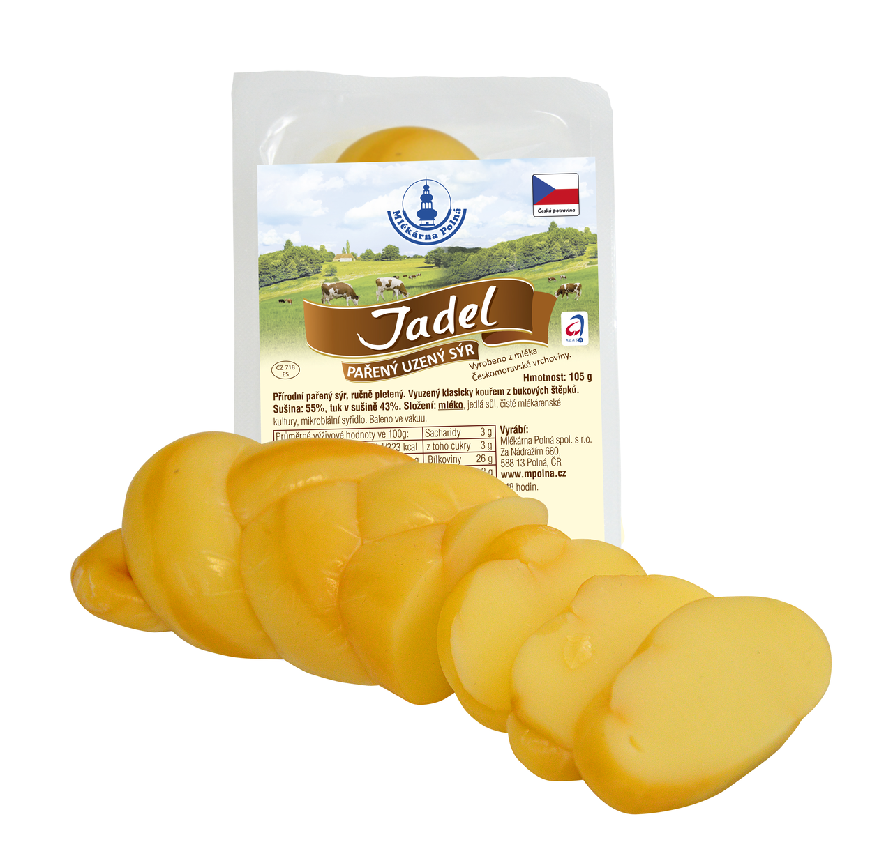 MLÉKÁRNA POLNÁ Jadel uzený chlaz. 4 x 105 g