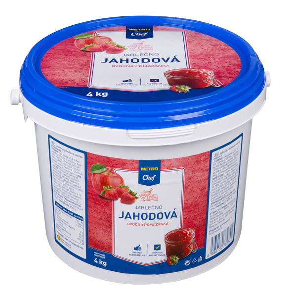 METRO Chef Pomazánka ovocná jahoda 4 kg kbelík