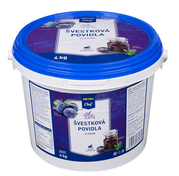 METRO Chef Povidla švestková slazená 4 kg kbelík