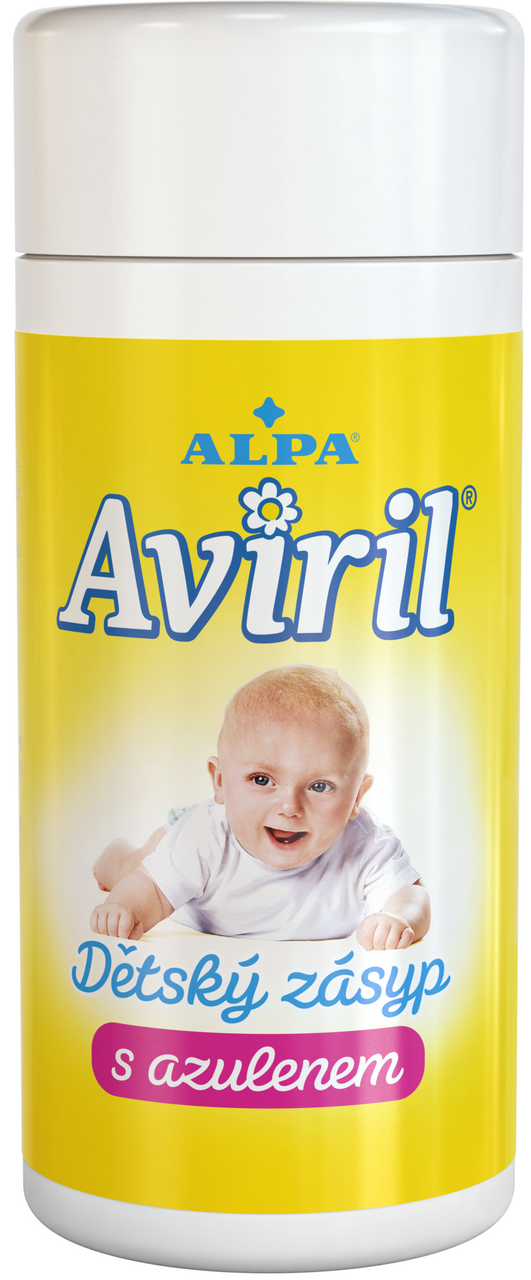 ALPA Aviril dětský zásyp s azulenem 100 g