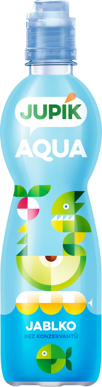 Jupík Aqua Nápoj jablko 12 x 500 ml
