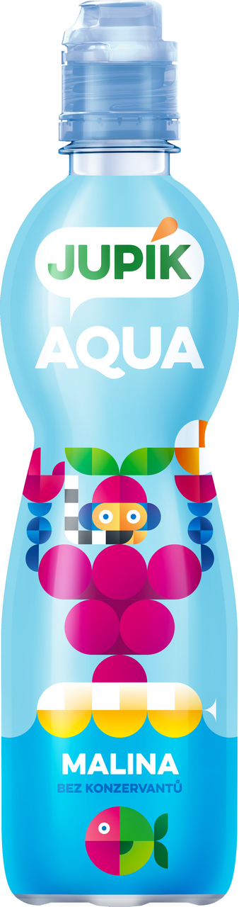 Jupík Aqua Nápoj malina 12 x 500 ml