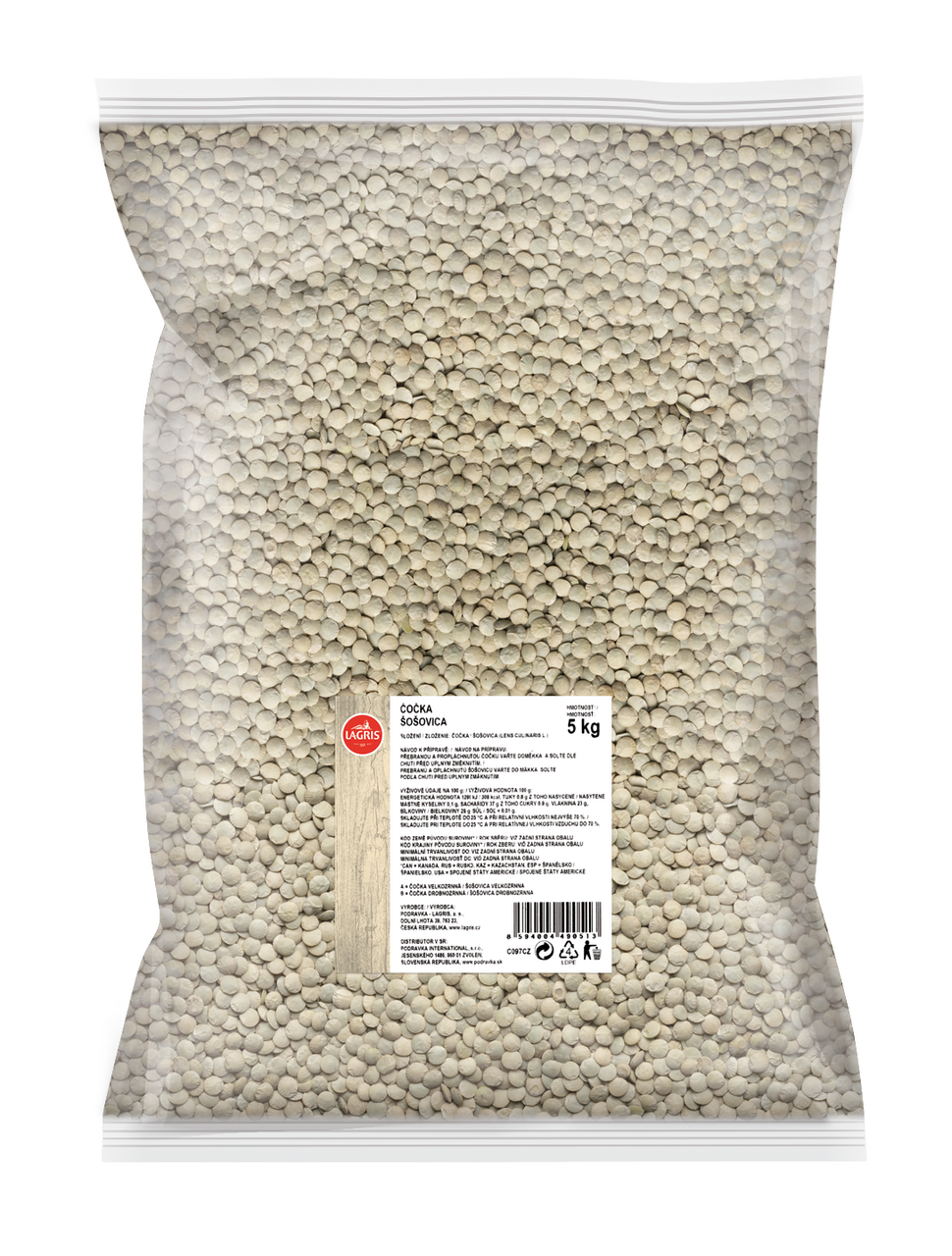 LAGRIS Čočka jedlá 5 kg