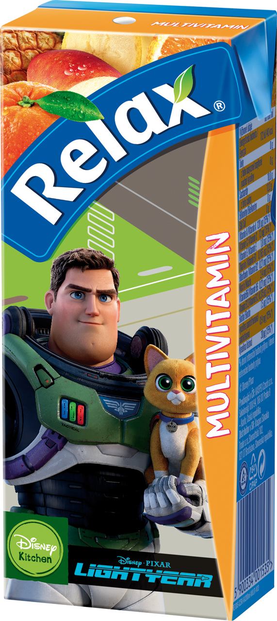 Relax Disney Multivitamin 25 % nápoj 27 x 200 ml