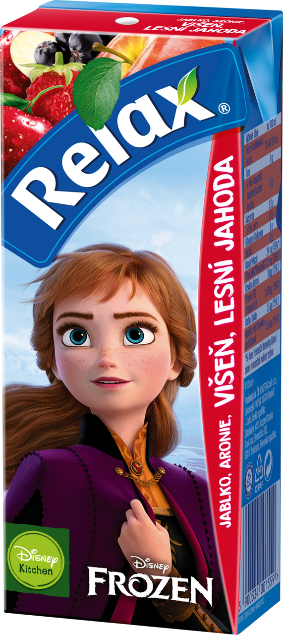 Relax Disney Jablko višeň jahoda 30 % nápoj 27 x 200 ml