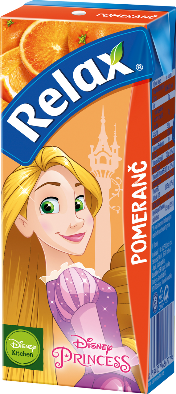 Relax Disney pomeranč nápoj 27 x 200 ml