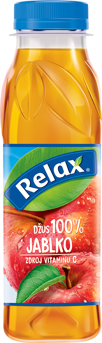 Relax Jablko 100 % džus 12 x 300 ml PET