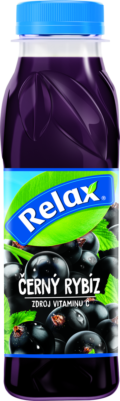 Relax Černý rybíz 25 % 12 x 300 ml