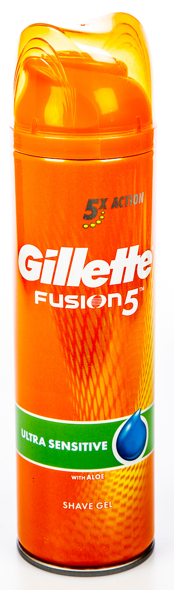 Gillette Fusion gel na holení sensitive 200 ml