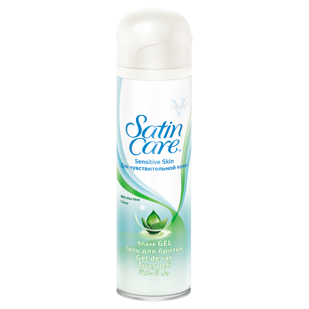 Gillette Satin Care Sensitive Gel na holení 200 ml