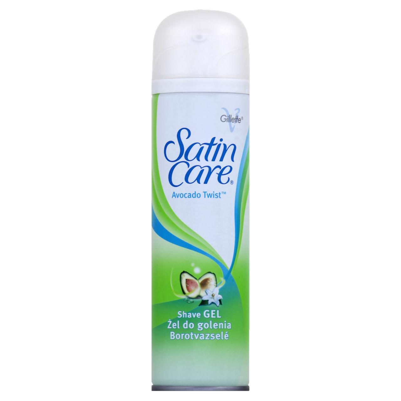 Satin Care Gel na holení Avocado Twist 200 ml