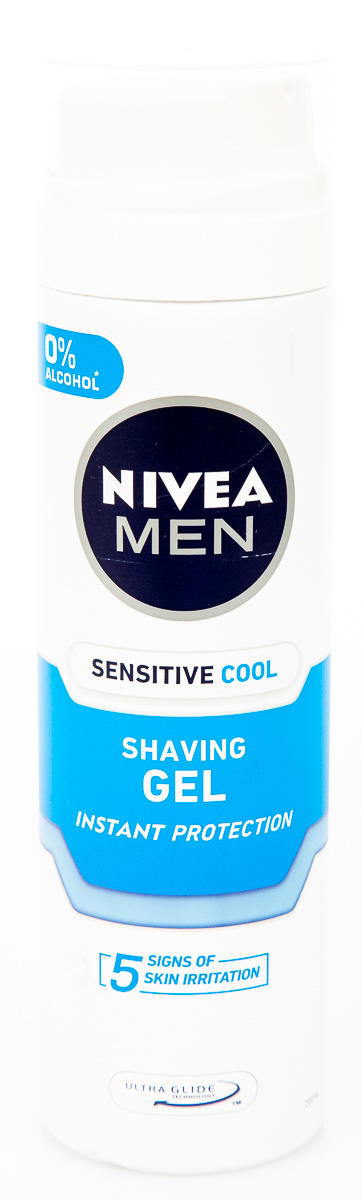 NIVEA Sensitive Cooling gel na holení 200 ml