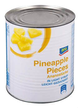 aro Ananas kousky 3100 ml