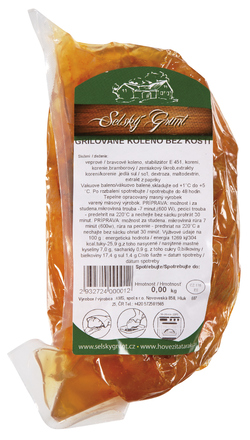 KMS HLUK Koleno grilované bez kosti Sous-vide chlaz. váž. cca 500 g