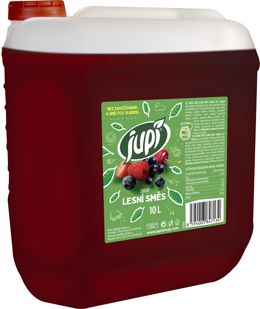 jupí Sirup lesní směs 10 l