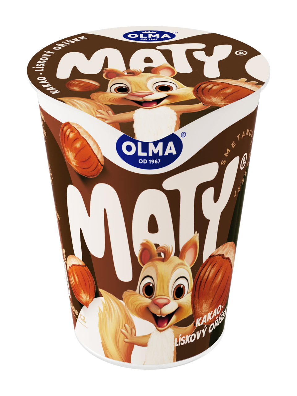 OLMA Maty pudink lískooříškový chlaz. 10 x 110 g