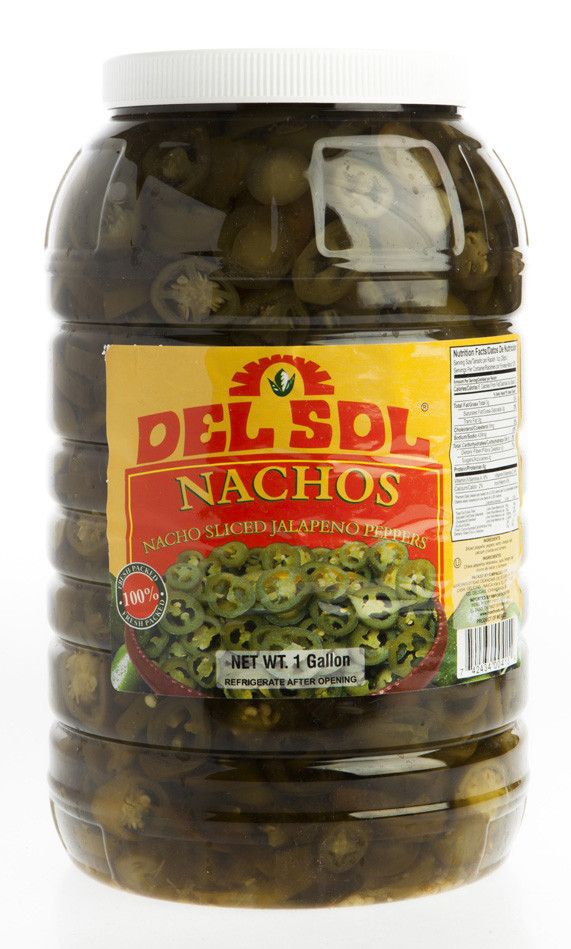 DEL SOL Jalapeňo krájené 3,78 kg