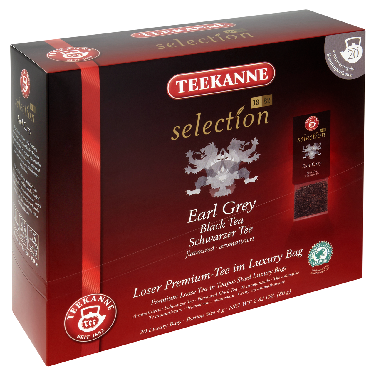 TEEKANNE Čaj černý Selection Earl Grey 80 g