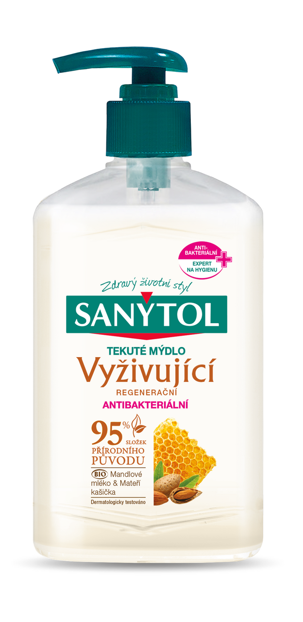 SANYTOL Mýdlo tekuté antibakteriální výživné 250 ml