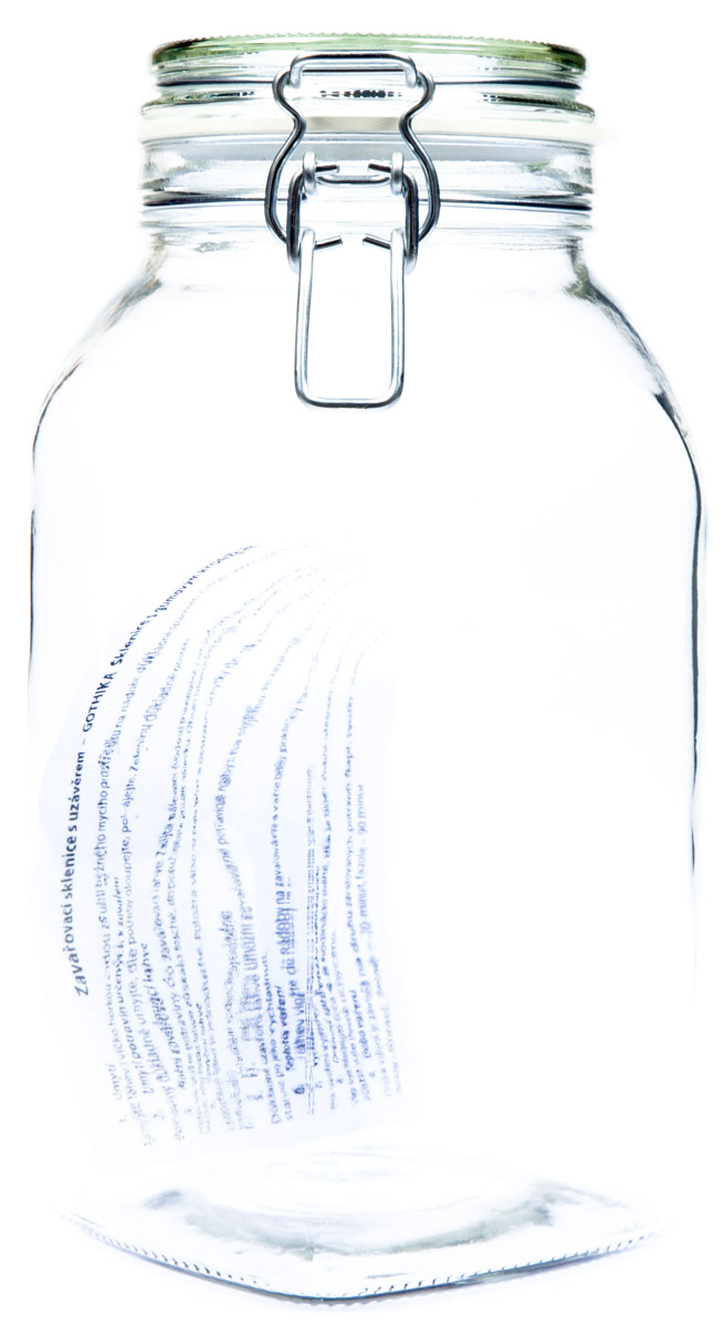 Sklenice zavařovací Gothika + víko 2,5 l 1 ks