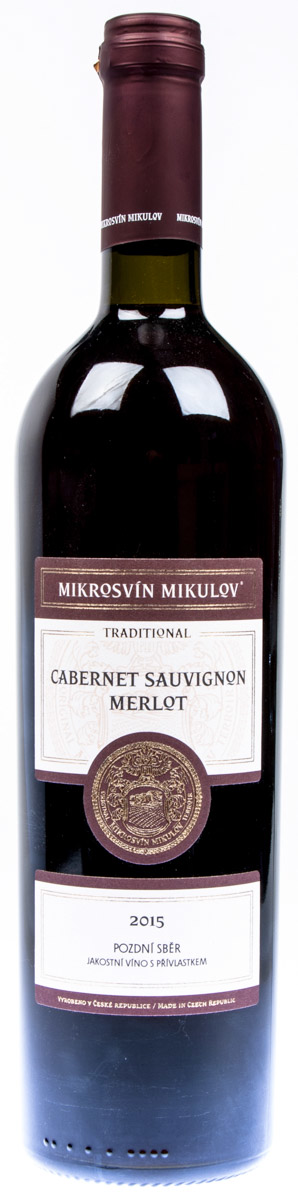 MIKROSVÍN Mikulov Traditional Line Cabernet Sauvignon + Merlot 750 ml