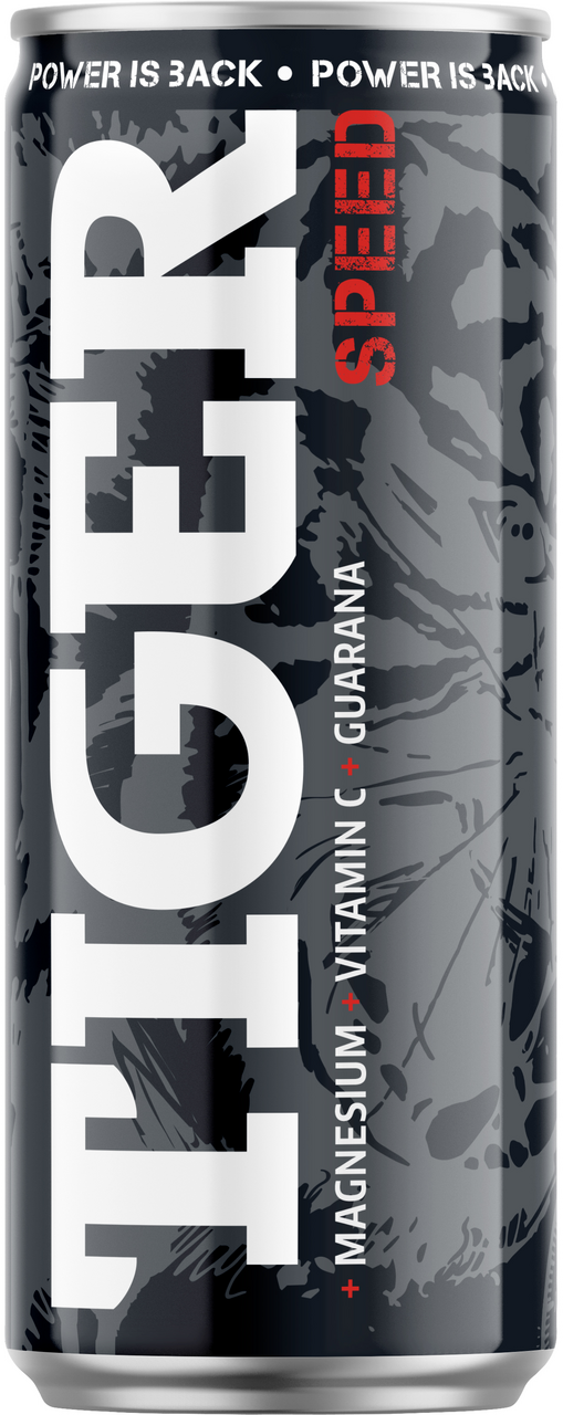 TIGER Speed energetický nápoj 12 x 250 ml plech