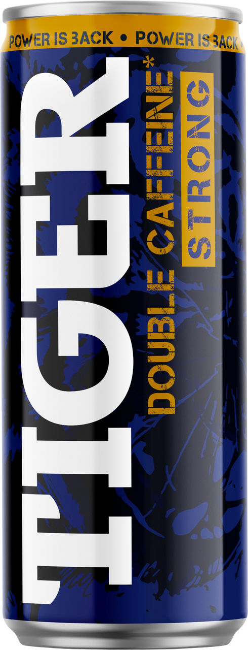 TIGER Energy Double Caffein 12 x 250 ml plech