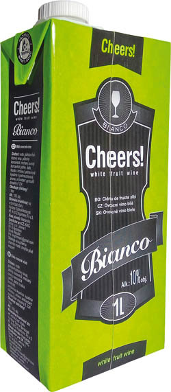 Cheers! Víno bílé ovocné 12 x 1 l