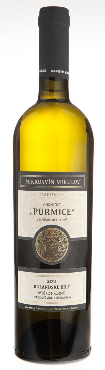 MIKROSVÍN Mikulov Rulandské bílé výběr z hroznů 750 ml