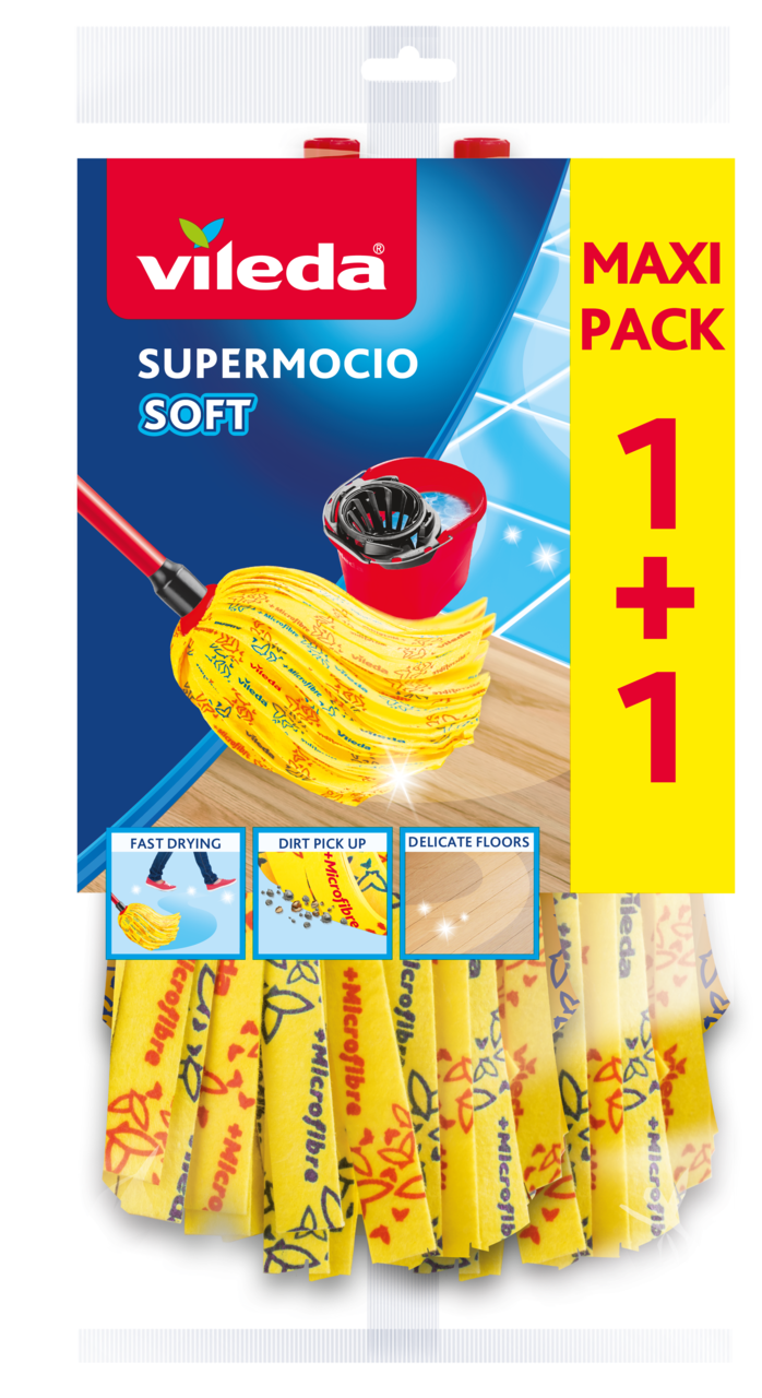 vileda Mop náhrada Supermop Soft 2 ks