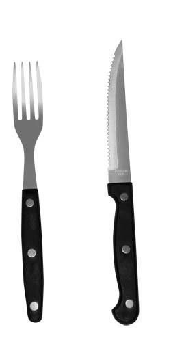 Sada příborů steak 12-dílná plastová rukojeť 1 ks