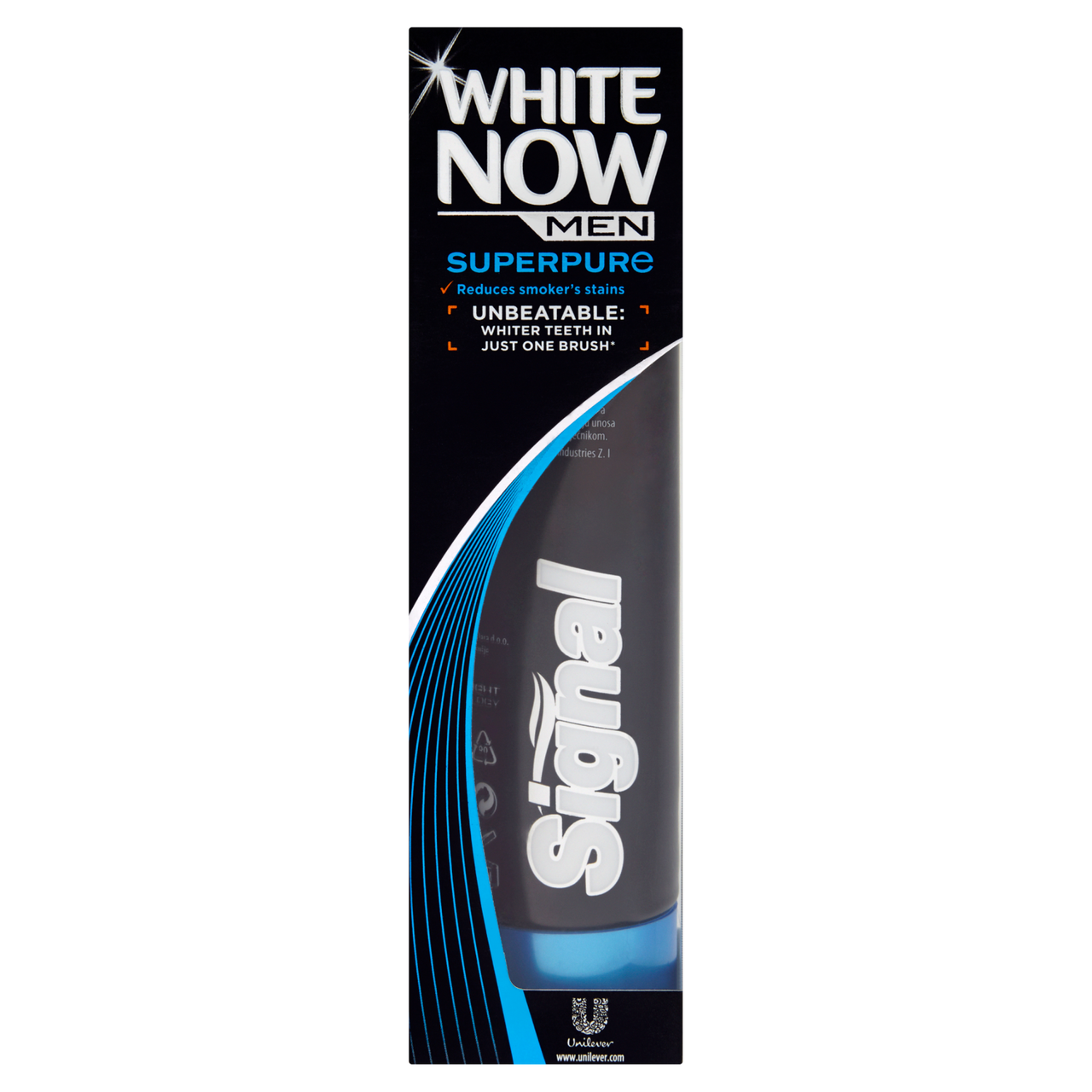 Signal White Now Men Super Pure zubní pasta pro muže 75 ml