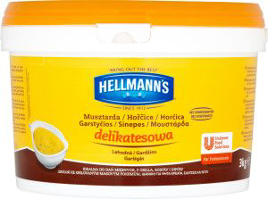 HELLMANN'S Hořčice plnotučná 3 kg 