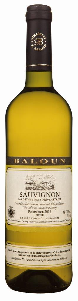 BALOUN Sauvignon pozdní sběr 6 x 750 ml