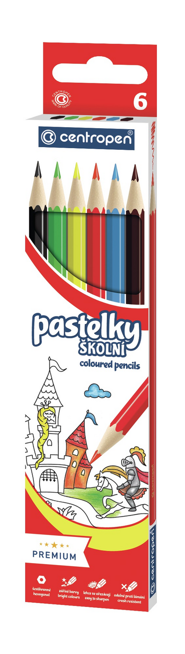 centropen Pastelky 6 ks