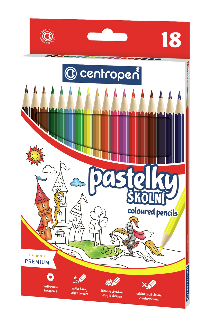 centropen Pastelky 18 ks