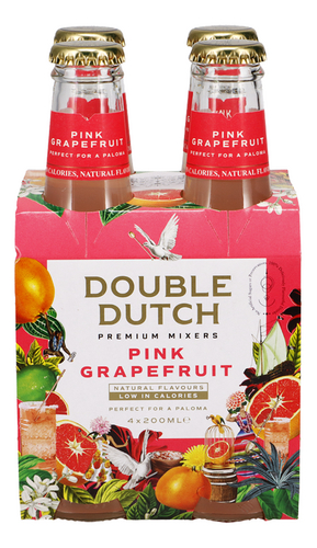 Double Dutch Pink Grapefruit 4 x 200 ml