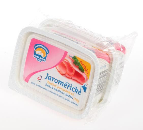 JAROMĚŘICKÁ MLÉKÁRNA Jaroměřické Tradiční pomazánkové šunka s cibulkou chlaz. 2 x 150 g