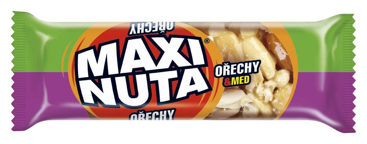Maxi Nuta Ořechová tyčinka ořechy s medem 24 x 35 g