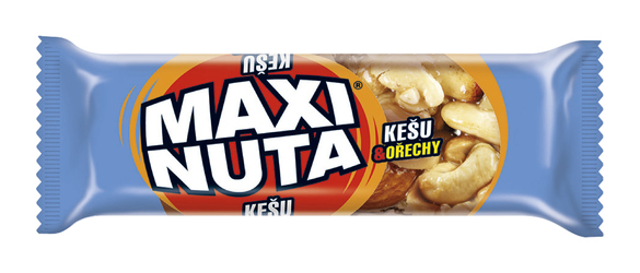 Maxi Nuta Ořechová tyčinka kešu v čokoládě 24 x 35 g