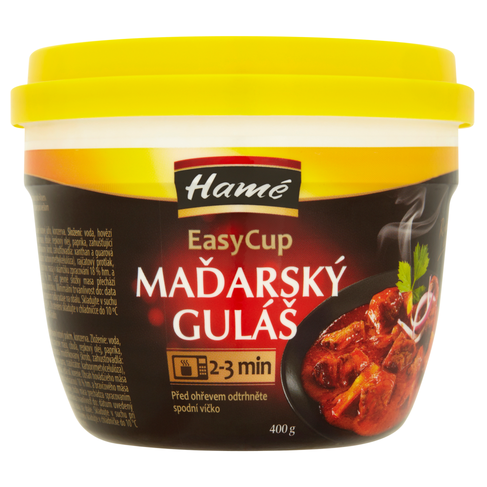 Hamé Maďarský guláš hotové jídlo EasyCup 400 g 