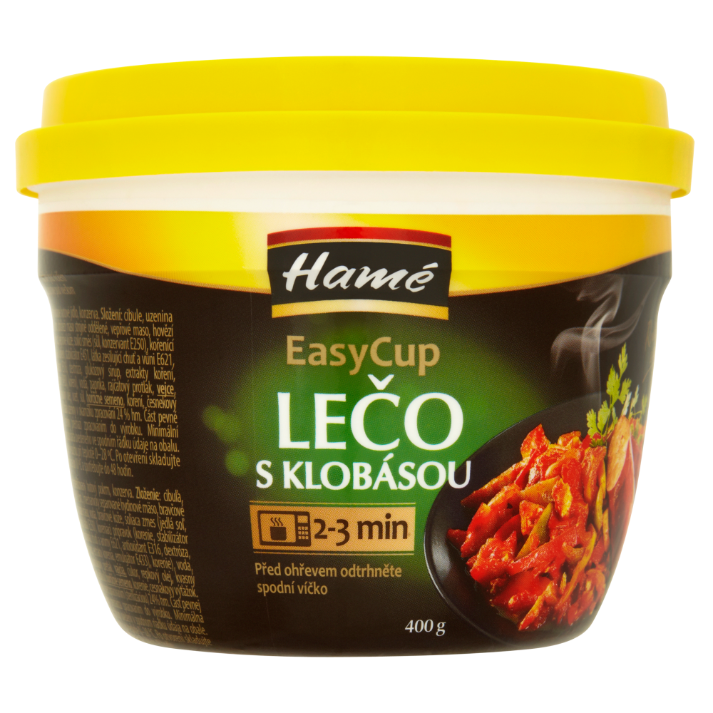 Hamé Lečo s klobásou hotové jídlo 400 g 