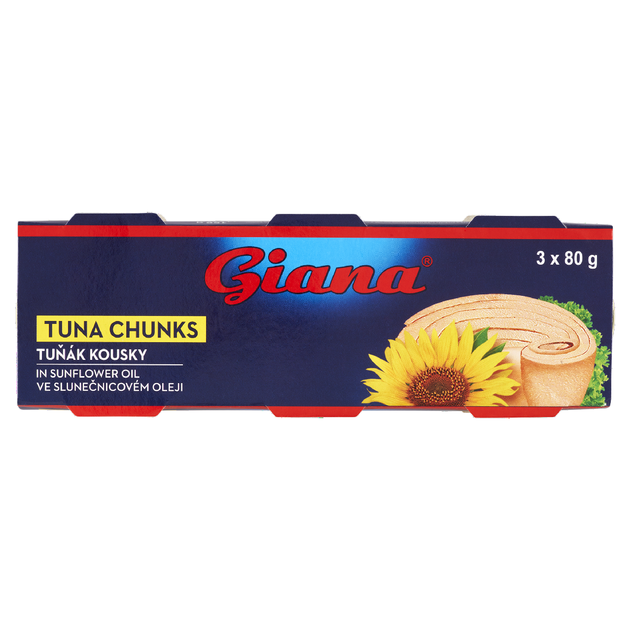 Giana Tuňák kousky v oleji 3 x 80 g