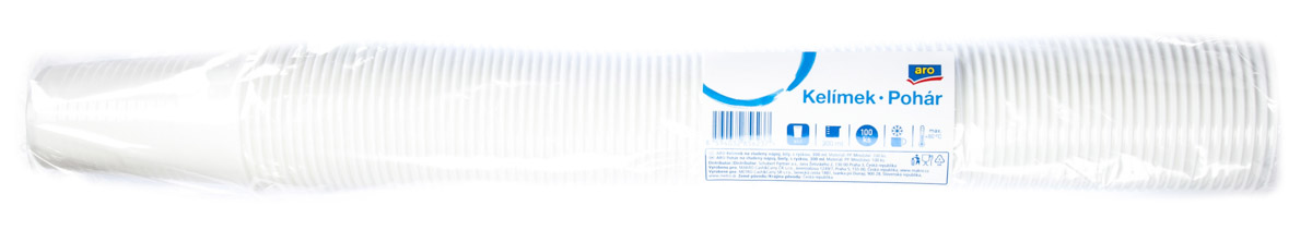 aro Kelímek na studené nápoje 300 ml bílý 100 ks
