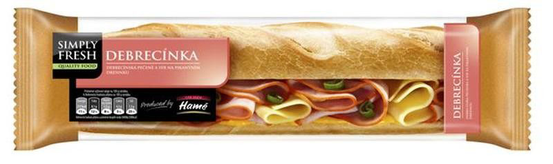 SIMPLY FRESH Bageta Debrecínka chlaz. 210 g