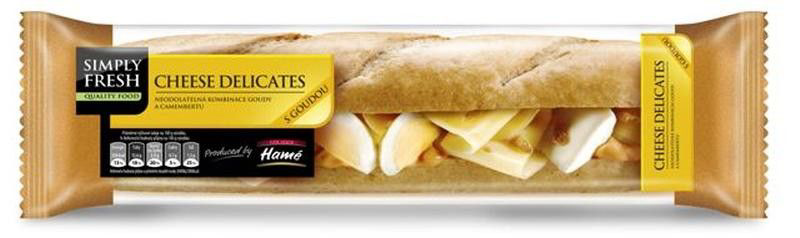 SIMPLY FRESH Bageta Cheese delikates chlaz. 180g