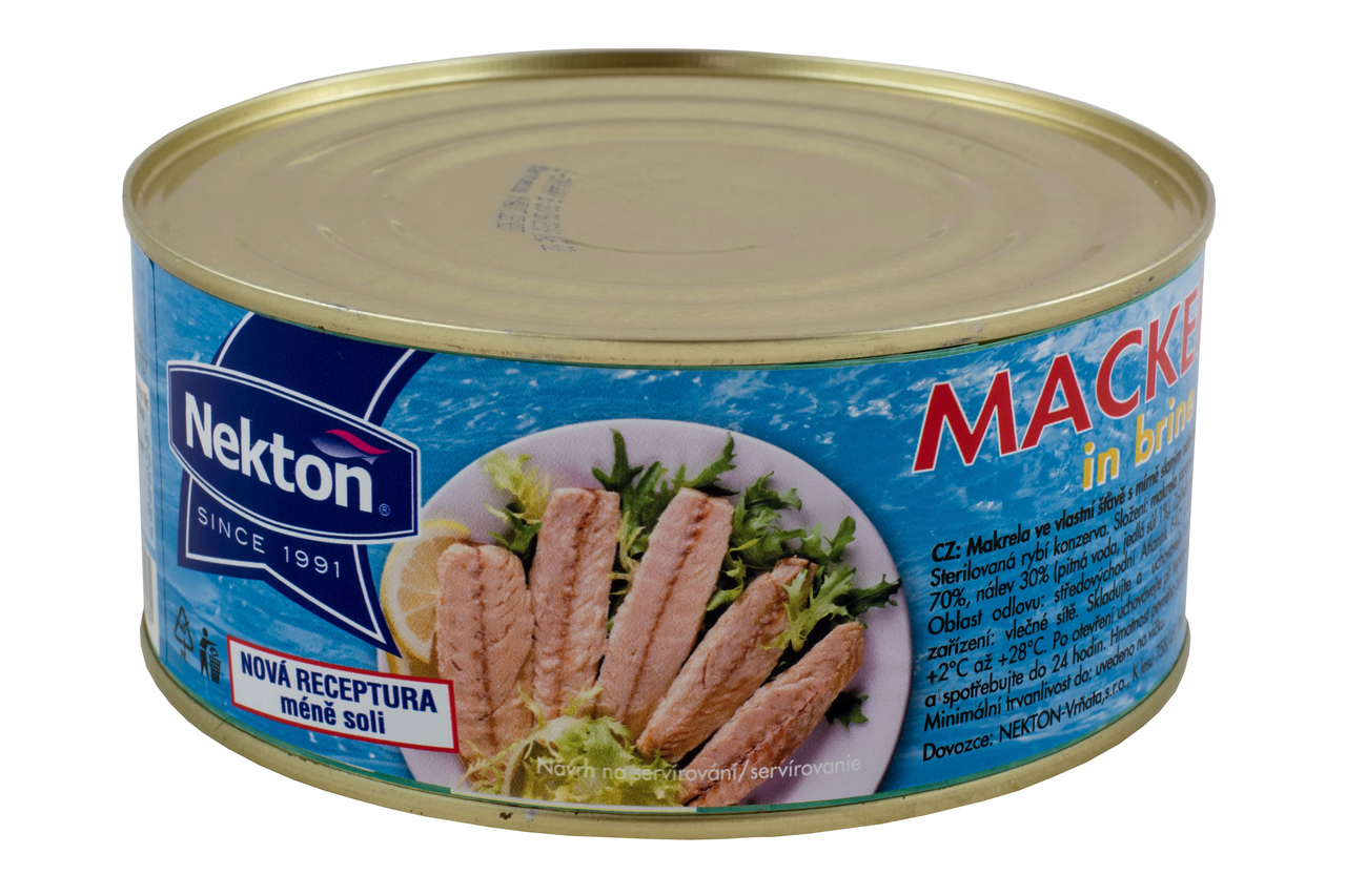 Nekton Makrela v mírně slaném nálevu 900 g